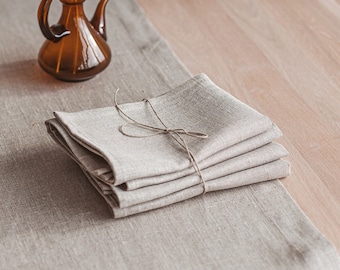 Lino natural Placemats para la decoración de la boda. Alfombra moderna de la granja gris lugar para la decoración de las vacaciones. Juego de lino Placemat de 10, 20, 50 y más