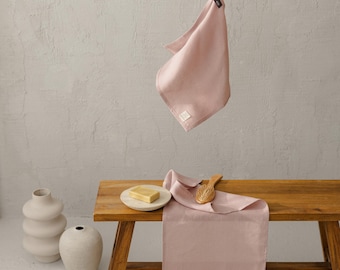 Pink towels. Bath towel set: small bath towel, linen hand towel set, fingertip towels, face cloths. Linen face towel, washcloths. Host gift