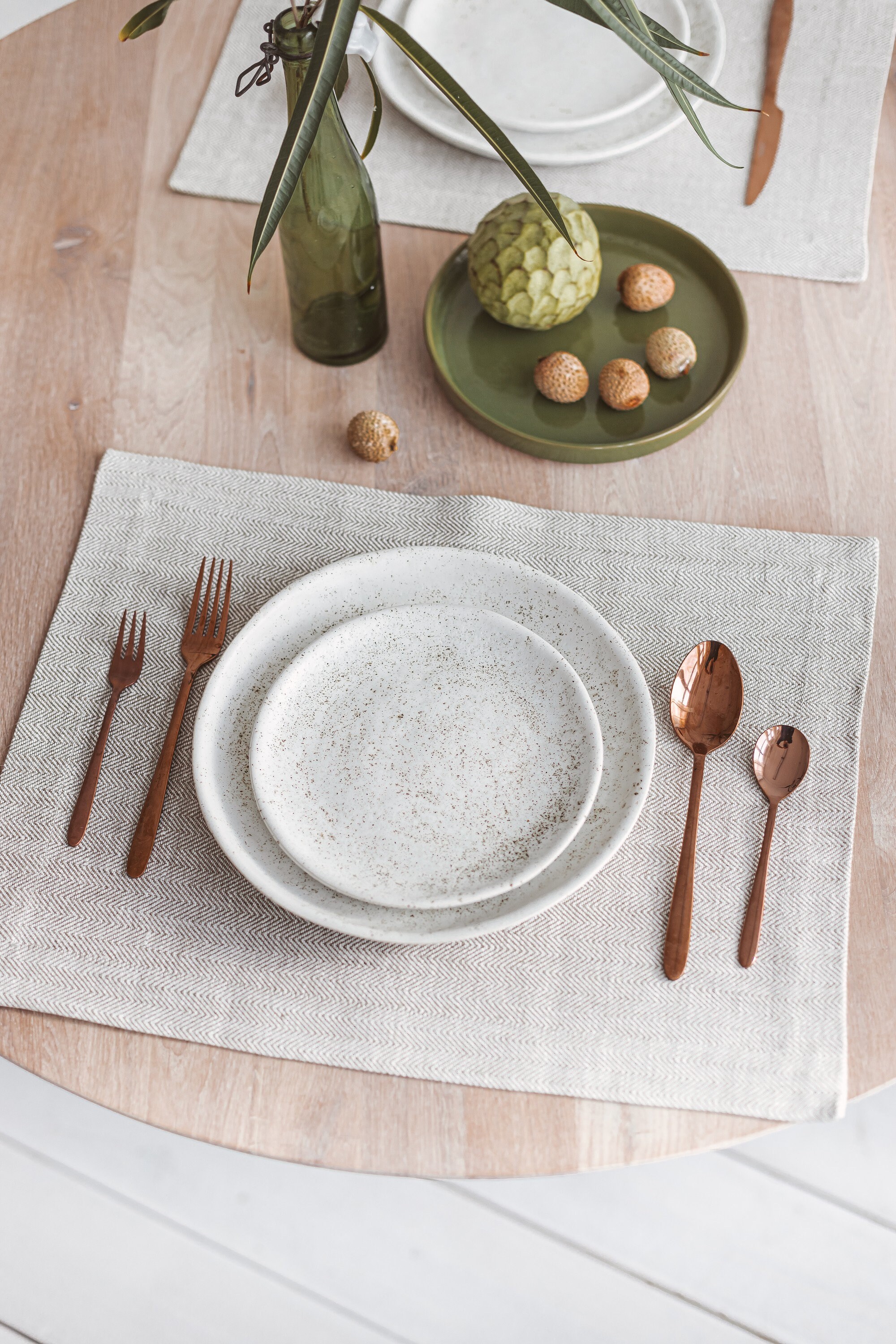 50 White Linen Placemats for Wedding Decoration 100 and more Rustic Placemat Set of 10 Modern Farmhouse Place Mat for Holiday Table