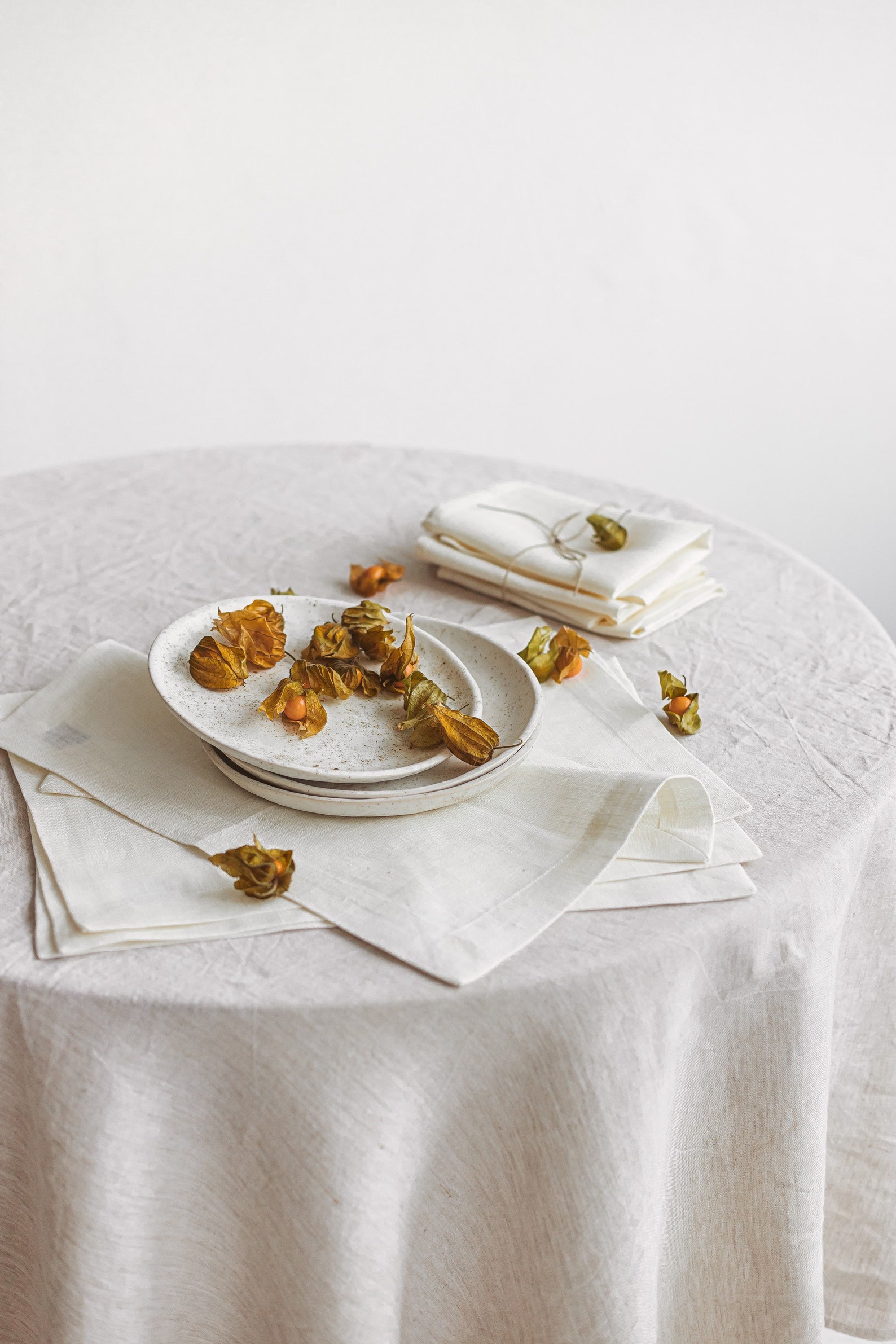 Light Grey Linen Tablecloth for Rustic Wedding Holiday. Beige Etsy