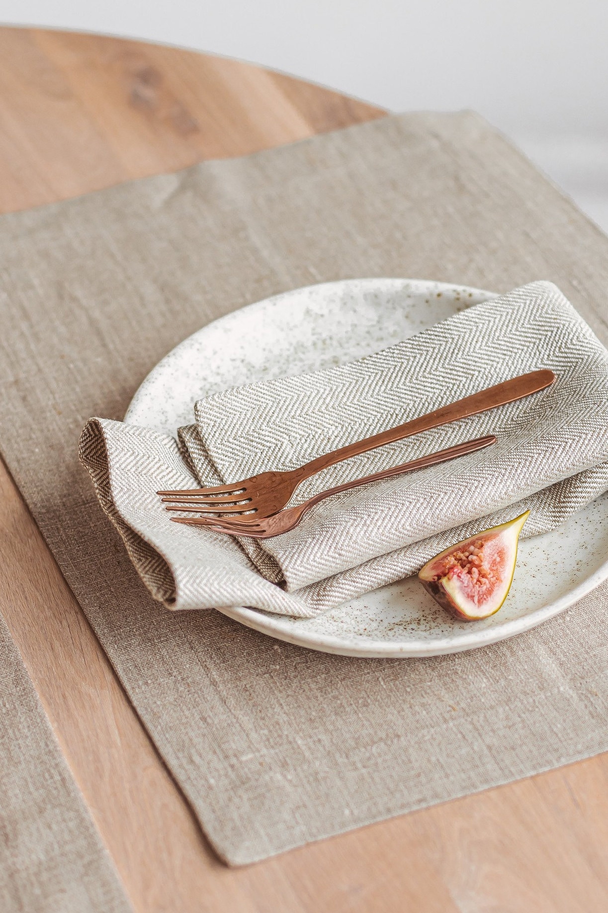 Modern Grey Linen Napkins for Wedding, Holiday, Christmas Dining Table.  Natural Linen Cloth Napkin Set of 2, 4, 6 & More. Various Color 