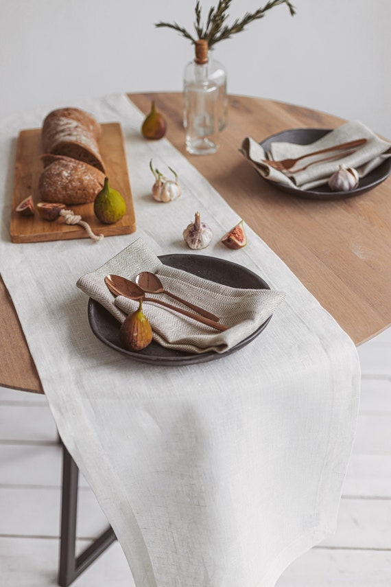 Natural Linen Cloth Napkins Wedding Cloth Napkins Table -  UK