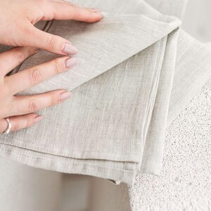 Waffle linen reusable face towel set. Open weave eco friendly, organic makeup remover cloths. Natural washcloth, quick absorbent, dry image 13
