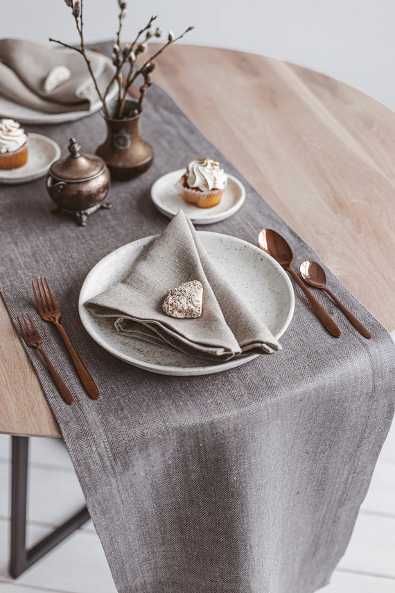 Linen Dinner Napkins - Set of 4