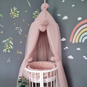 Baby crib canopy