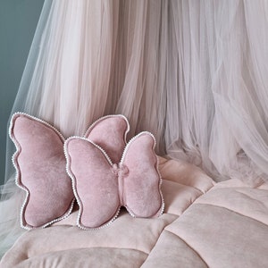 Butterfly Pillow Light Pink. Baby Nursery Decor. Baby Shower New Mom Gift. Princess Baby Girl Room Decor. Kids Decorative Baby Game Room Etsy UK