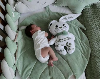 Leaf Baby Play Mat – Soft Nursery Floor Cushion, Toddler Floor Pillow, Baby Shower Gift, Kids Room Decor