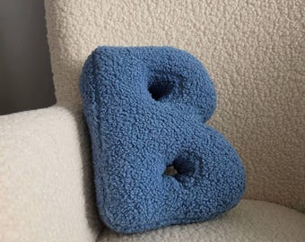 Personalized Letter Pillow for Baby Room – Soft Alphabet Cushion, Nursery Decor, Baby Name Gift, Birthday Present