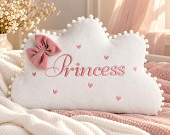 Personalized Baby Pillow Cloud. Personalized Newborn Gift. Nursery Pillow. Embroidered Baby Gifts. Baby Shower Gift. Personalized Baby Gift
