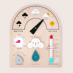 The Original Weather Station -  Montessori Weather Chart