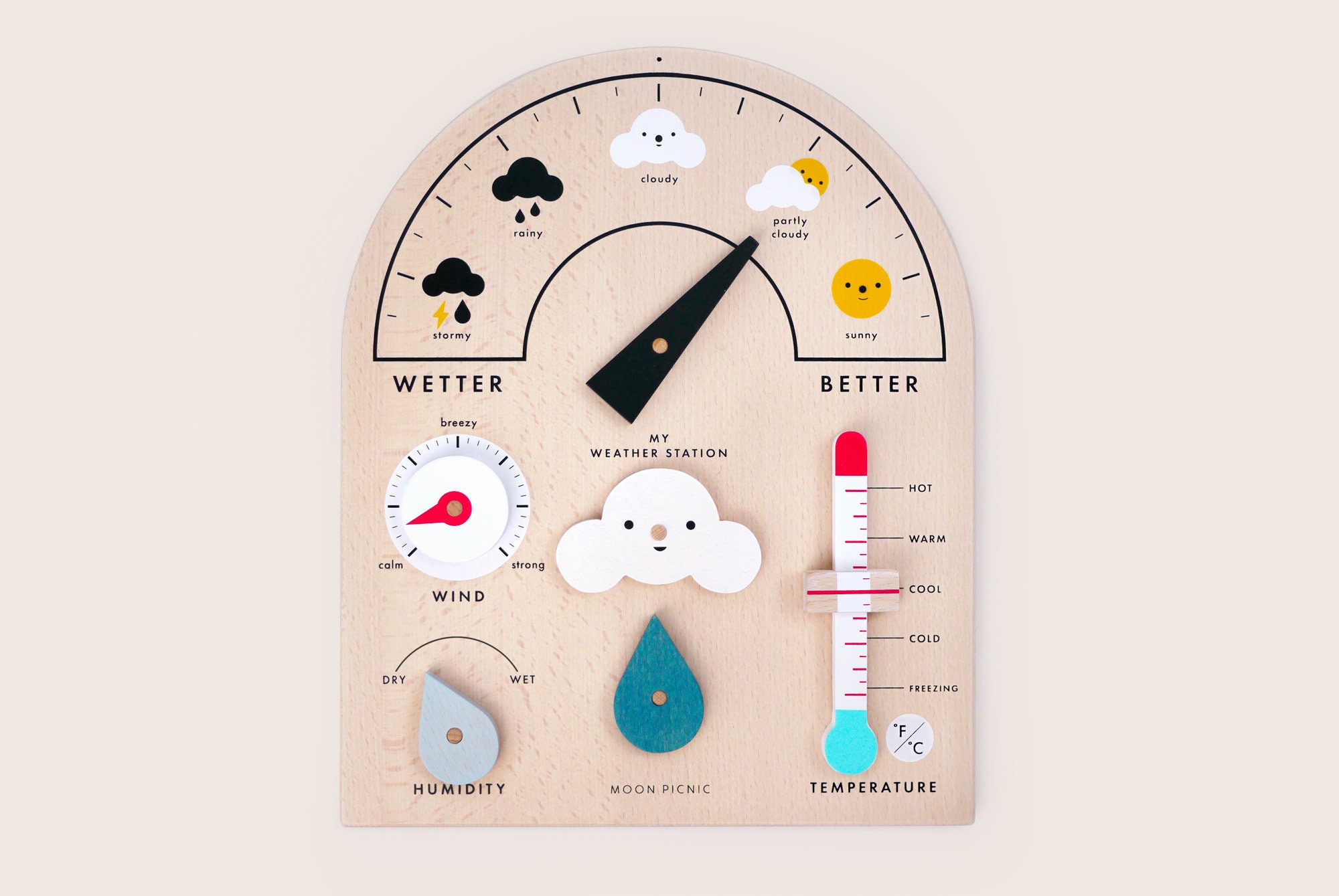 The Original Weather Station Montessori Weather Chart Etsy