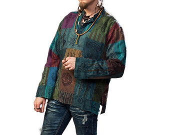 Patchwork shirt, Boho Chic meets Patchwork