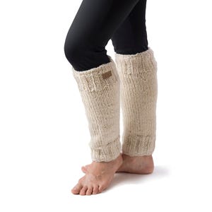 Wool Leg Warmers, Fleece Lined on the inside, super warm!