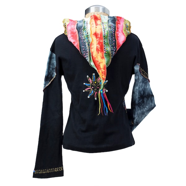 Psychedelic Colorful Print Pattern Women's Sweatshirt