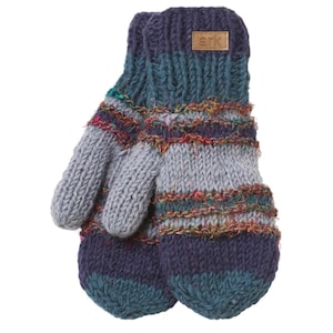 Wool Mittens, Fleece Lined