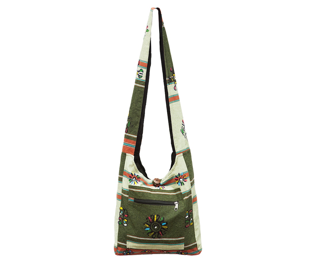 Hippie Geo Flower of Life Rucksack Bag