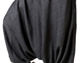 Locker sitzende Hose, 100% Baumwolle, Genie Hose, Hippie Stil