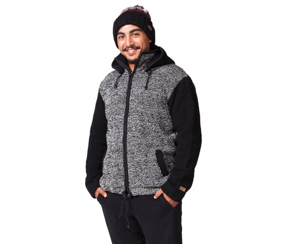 hoodie with wool inside