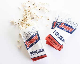 Popcorn Bag. Junk Journal Supply Vintage Style Popcorn Bags 25 Journal Decoration