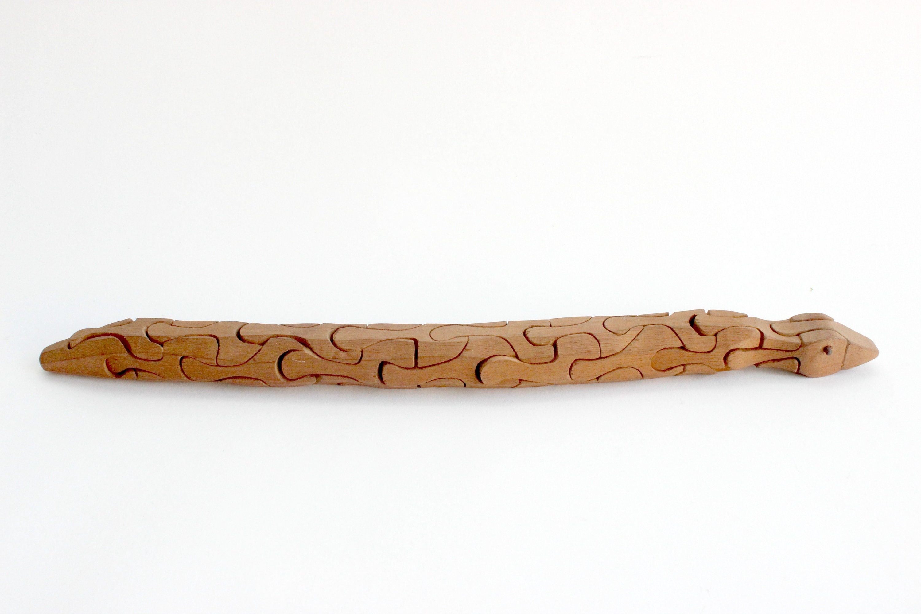 Wooden Toy Snake
