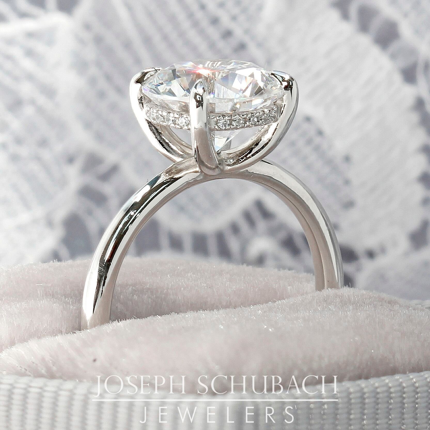 Pave basket setting sale