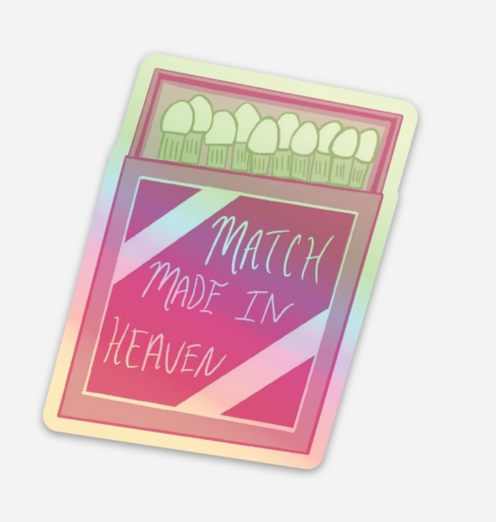 Match Made In Heaven By Chance/accidentally Heavenly Matched Match Made in Heaven Sticker | Etsy