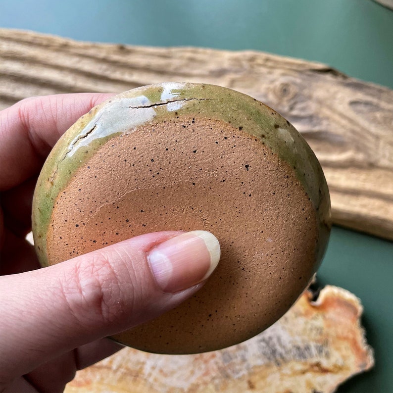 Small Ring Dish Sage Green Glazed Ring Dish Ceramic Jewelry Dish Trinket Dish Catchall Ceramic Jewelry Dish