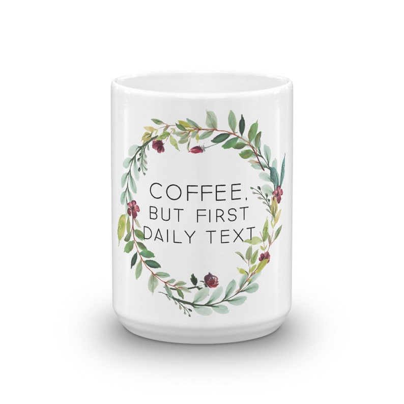 Coffee but first daily text mug cup JW Pioneer gifts jw Etsy