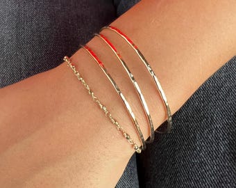 Little Girl Bangle Bracelet - 4, 5, 7, 8 Year Old Kid Size Bracelet - Stacking Bracelet Bangle For Kids - Hawaiian Jewelry for Little Girls