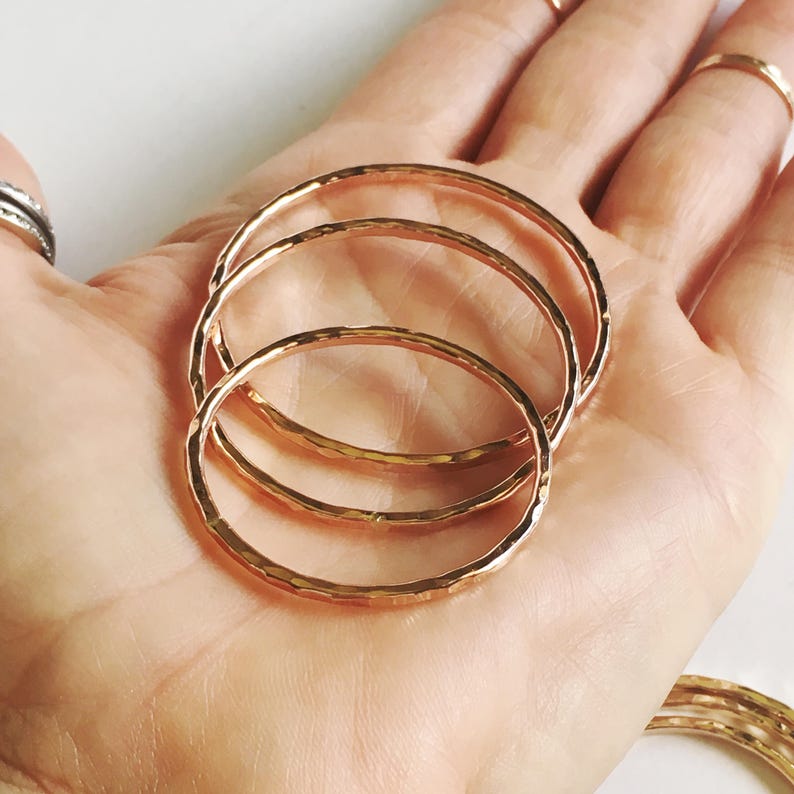 Baby Bangle Bracelet Gift Newborn Baby Bracelet Hammered Etsy