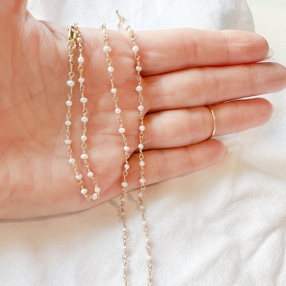 Collana Perle Girocollo - Gioielli - Collane - Di Lasira Hanmade | Su