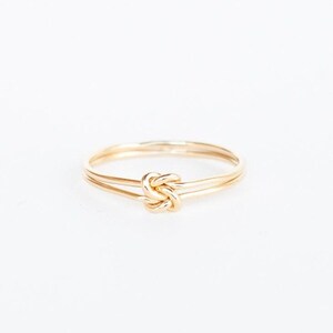 Gold Double Knot Ring