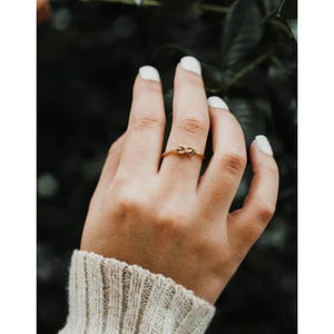 Sterling Silver Love Knot Promise Ring - Infinity Lovers Knot Ring Silver - Sterling Silver Knot Ring - Sterling Silver Infinity Ring