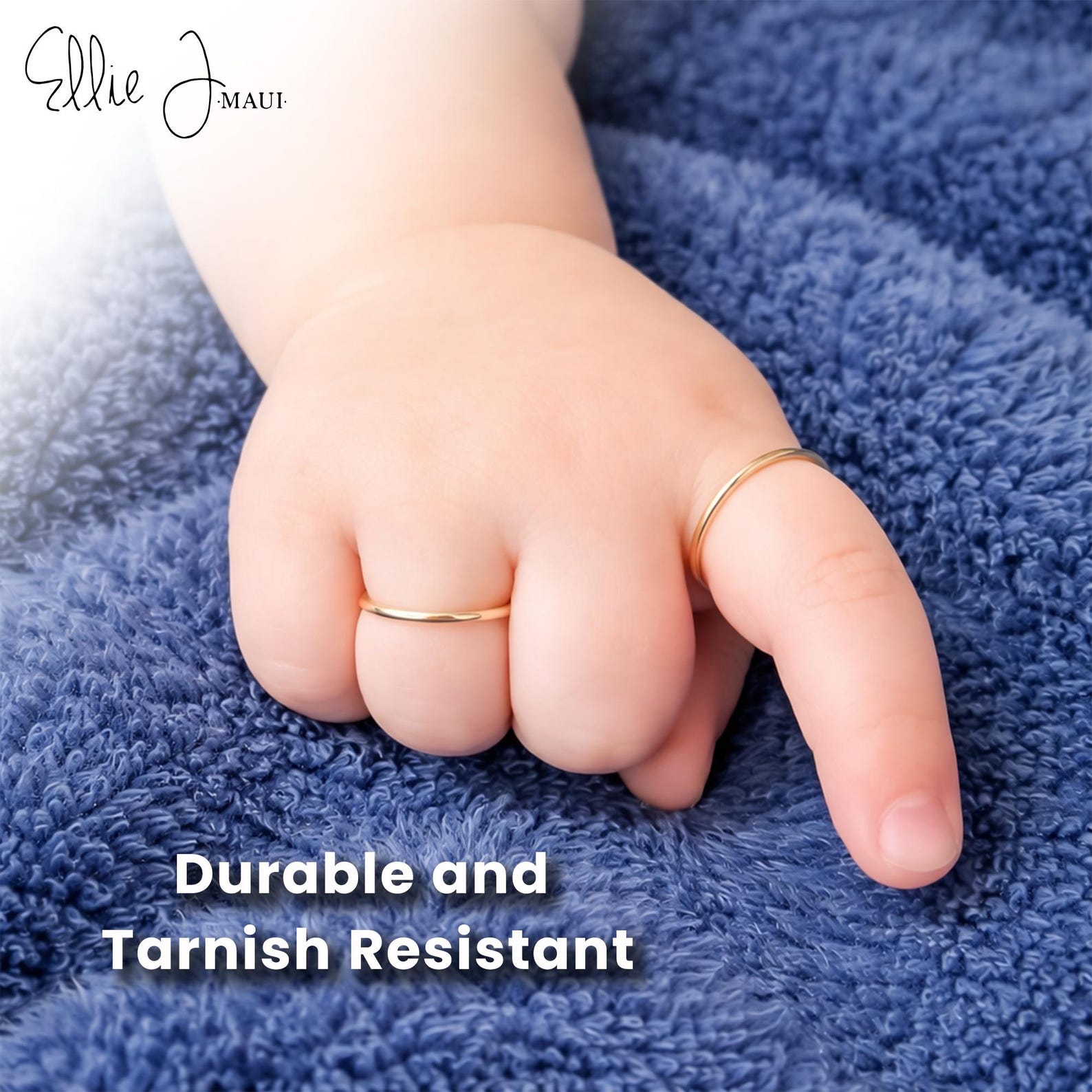 Baby Hand Rings Handmade Baby Ring - 14k Gold Filled Toddler Jewelry - Keepsake Baby ...