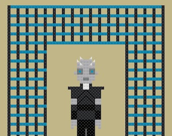 The Night King Cross stitch Pattern