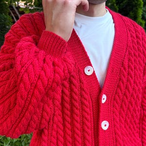 Hand Knit Cable Cardigan - Etsy - Page 5