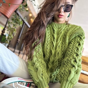 Dark green wool sweater new arrivals