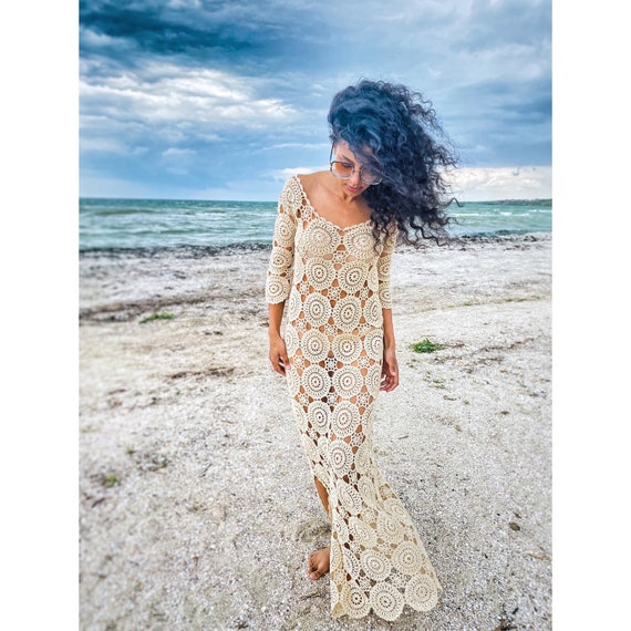 maxi dress for beach wedding