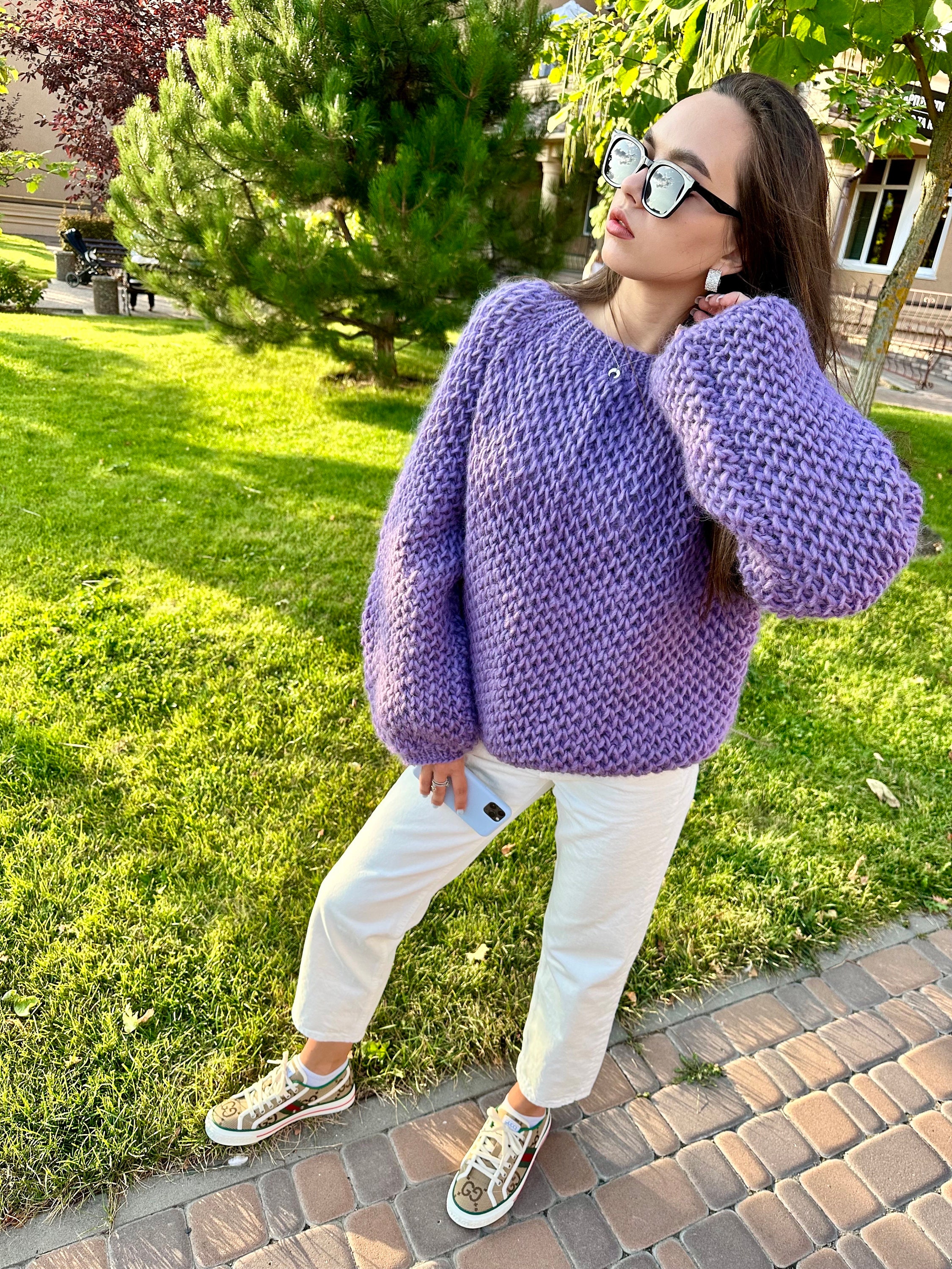 ニット/セーター ARGUE - argue AlpacaWool WideOver PulloverKnit argue AlpacaWool WideOver PulloverKnit（Chunky Hand Knit