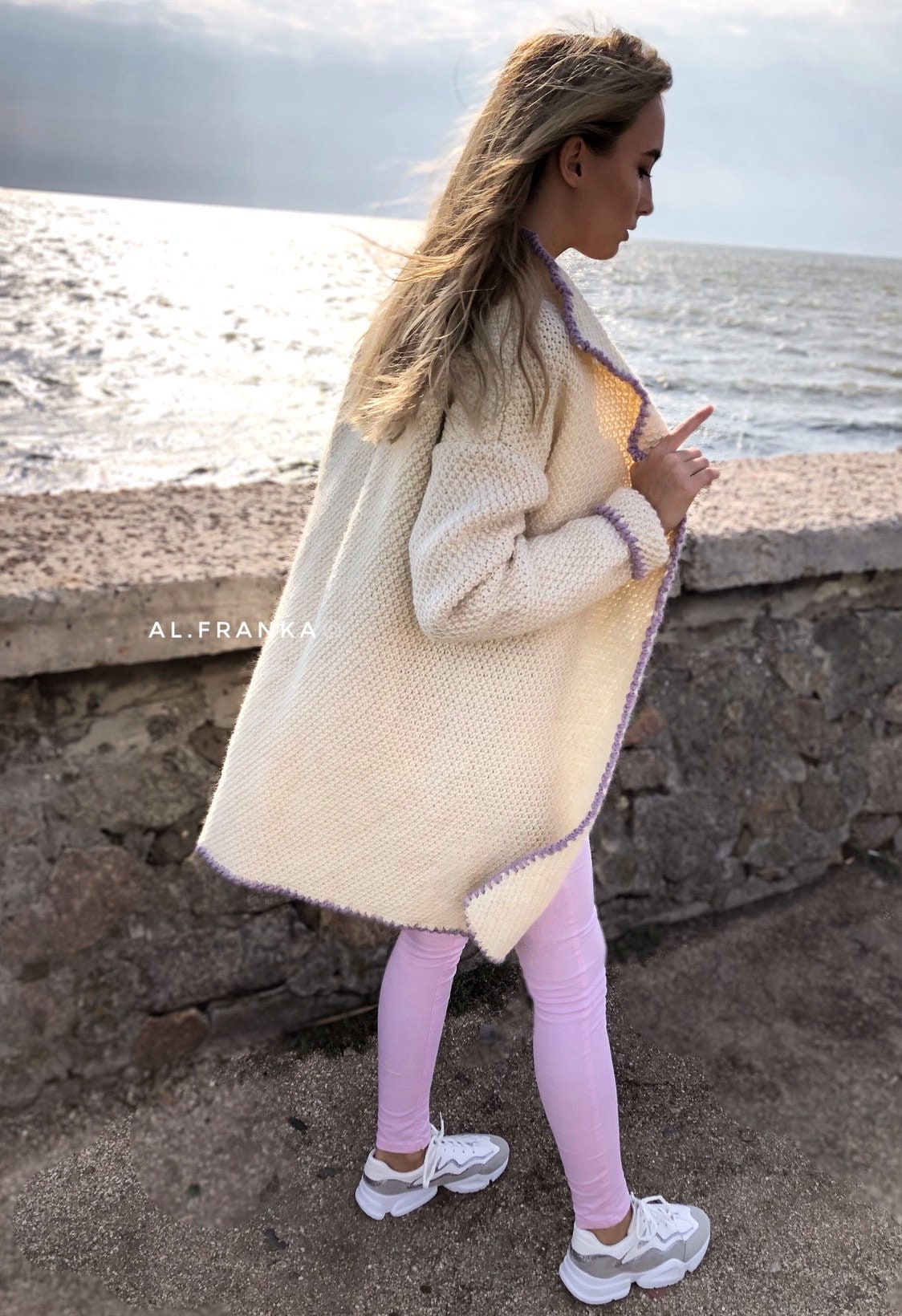 ワランス Undyed alpaca cotton knit coat コート | qhmcs.com
