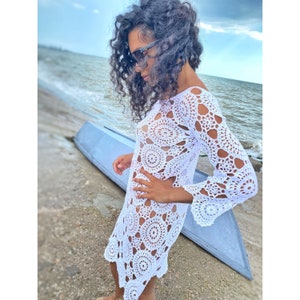 Lace shorts beach cover up hotsell