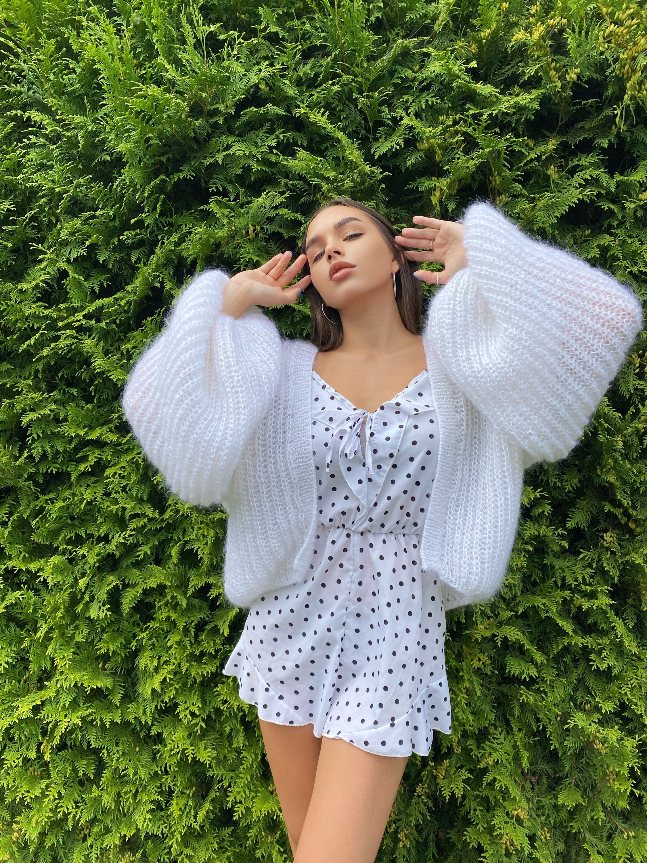 Mohair Knit Cardigan - Etsy Mohair Knit Cardigan - Etsy