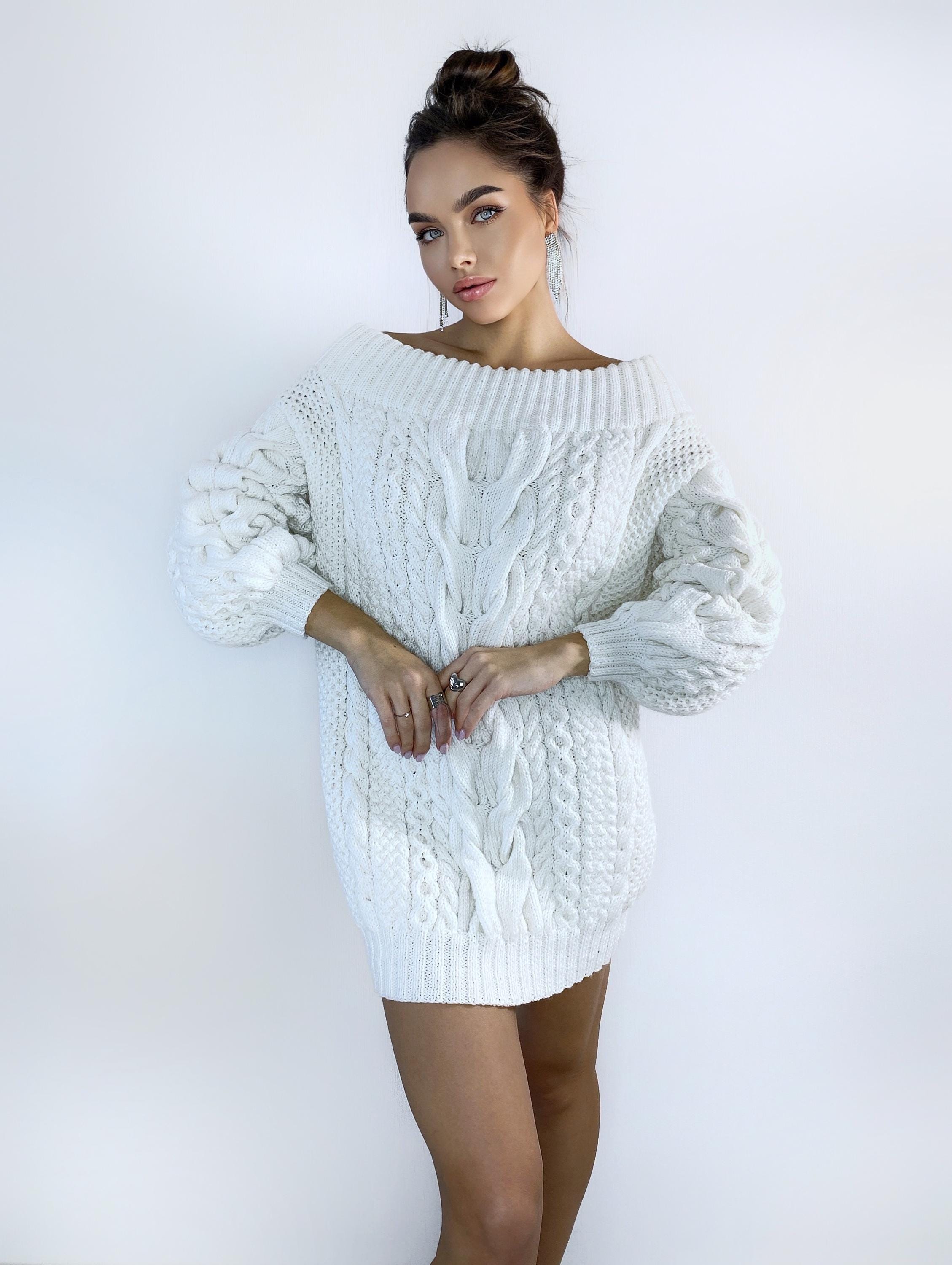 white cable knit jumper dress Cable Knit White Roll Neck Jumper Dress White Roll Neck Cable Knit Jumper Dress Cable Knit Sweater Dress