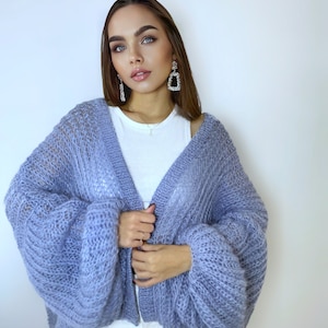 モヘアカーディガン女性の結婚式のカーディガンモヘアセーターグレーニットコートジャケット女性ブライダルすくめボレロウールふわふわショートカーディガン