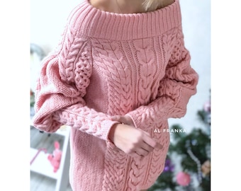 【Anyone more】Knowing Cable Knit One Piece Cable Knit Jumpsuit Dark Grey - Onepiece