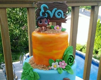 Moana Fondant Topper Etsy Moana Fondant Topper Etsy