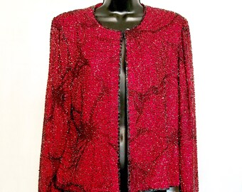 1087 Chiffon Evening Jacket