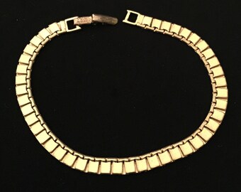 Bar Link Bracelet : Vintage 50's VGO953