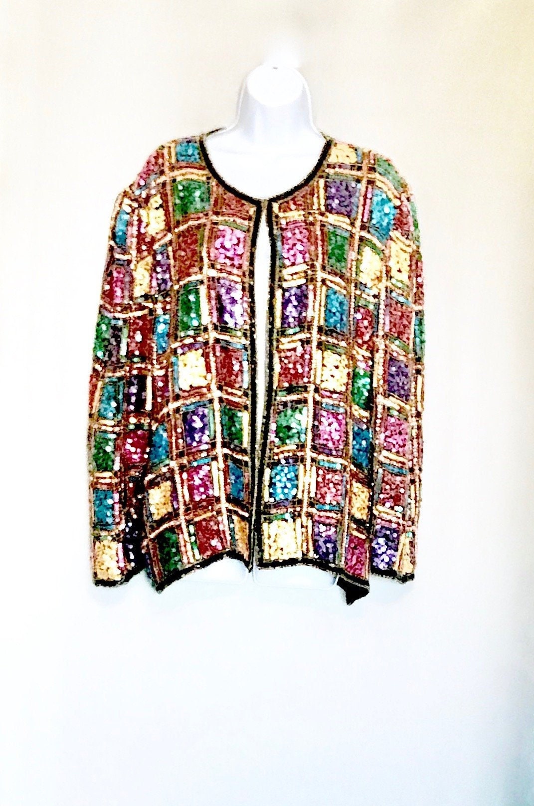 multi sequin jacket