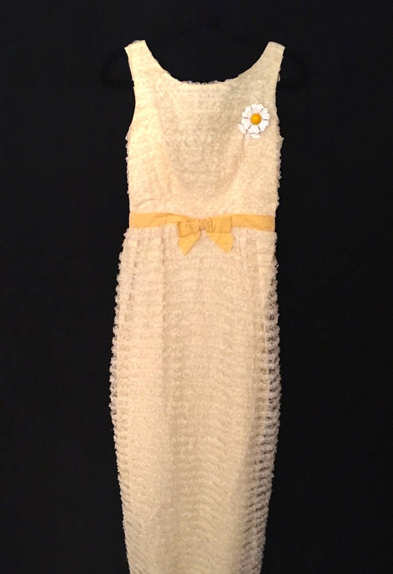eyelash lace maxi dress